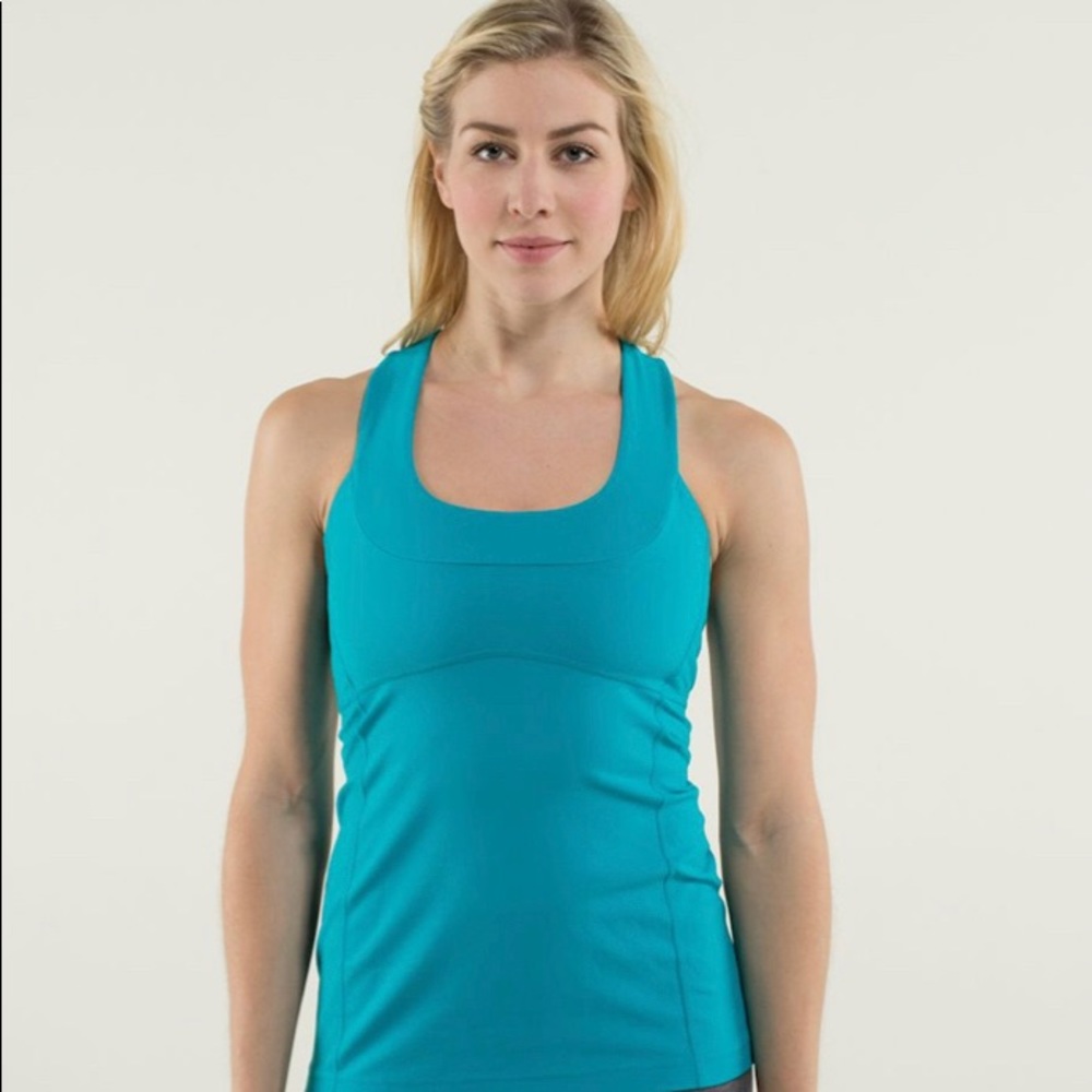 Lululemon Scoop Neck Tank *Luon In Surge Size 6